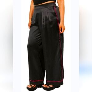 Torrid Wide Leg High Rise Satin Pant 3R
